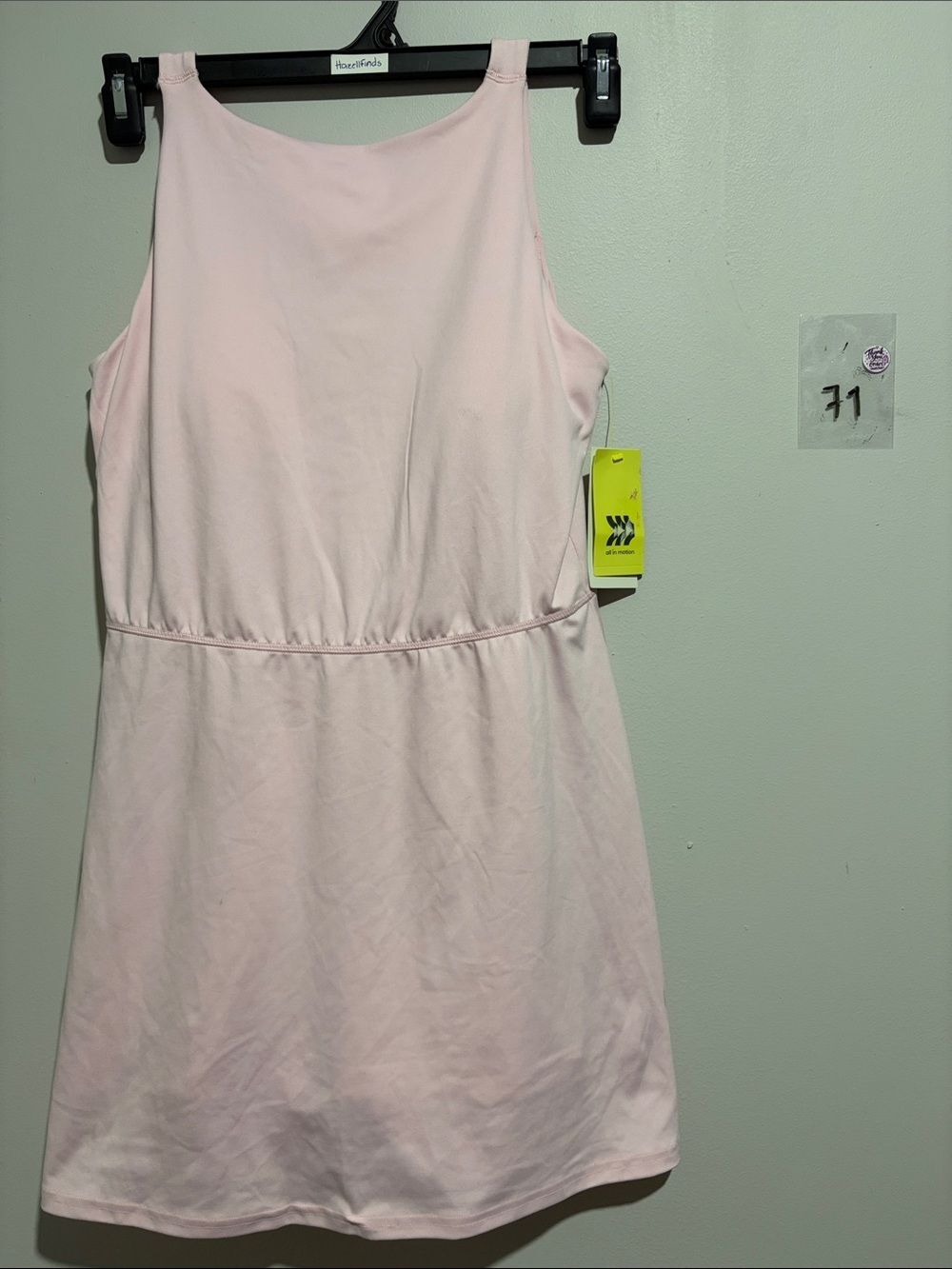 NWT All in Motion Pink High Neck Active Tennis Dress M